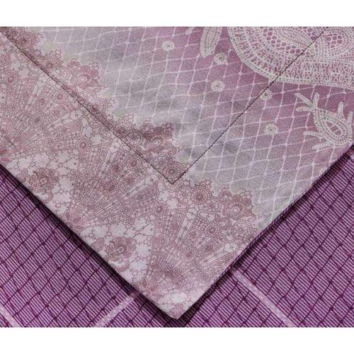 博洋家纺磨毛印花床单四件套清都紫微1.8米